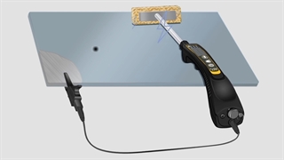 نحوه تشخیص خلاء ها با منفذیاب پین‌هول PosiTest LPD دفلسکو