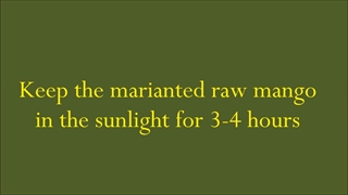 طرز تهیه ترشی انبه رستورانی