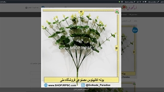 گل های مصنوعی اکالیپتوس لمسی