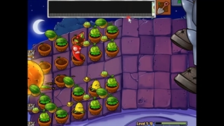 گیم پلی PLANTS VS ZOMBIES