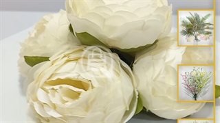 سرگل پیونی نباتی بزرگ | گل مصنوعی نباتی