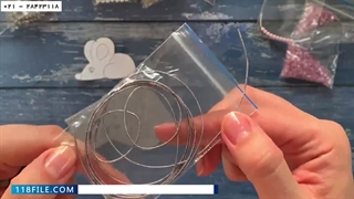 آموزش مروارید دوزی -آموزش پیکسل طرح موش