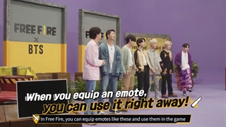 BTS X Free Fire _ Show Series Emotes
