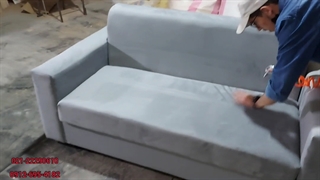 مبل و کاناپه تختخواب شو دو نفره باکس دار