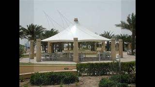 فروش پوشش کششی حیاط کافه رستوران-سایبان خیمه ای حیاط کافه رستوران