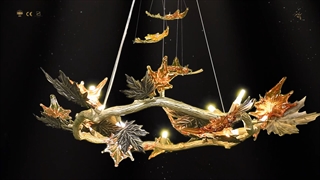 لوستر مدرن جدید پارس لوستر فراهانی 8 شعله