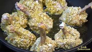 کتف مرغ سوخاری با شیر و تخم مرغ!