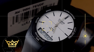 ساعت کاسیو Casio Analog Digital Dual Time AW-90H-7BVDF