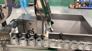 دستگاه درب وکیوم ظروف شیشه ای