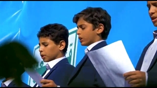 سرود فرزندان رزمندگان انصارالله یمن در صنعا yemen