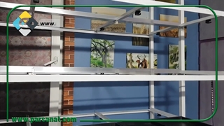 سازه آلومینیومی کشت علوفه هیدروپونیک