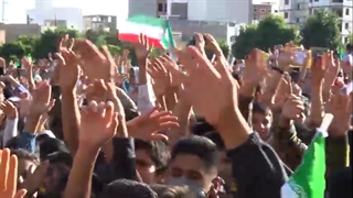 اجرای سرود سلام فرمانده در سبزوار در وصف امام زمان (عج)