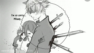 گربه سیاه آدرین با دختر کفشدوزکی مرینت