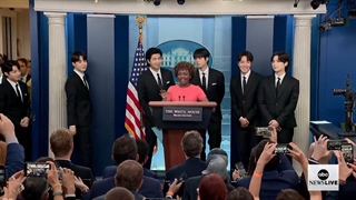 آپدیت توییتر ABC News Politics از بی‌تی‌اس در کاخ سفید.