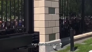 واکنش شدید نسبت به تجمع آرمی ها مقابل کاخ سفید:)