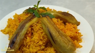 مواد اولیه بادمجان پلو