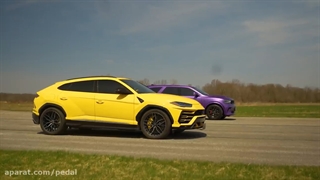 درگ دوج دورانگو هلکت با لامبورگینی اوروس