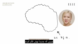 مصاحبه مجله Elle کره و رزی بلک پینک با زیرنویس فارسی چسبیده Rosé of BLACKPINK interview with Elle korea