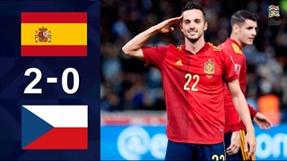 هایلایت بازی اسپانیا 2-0 جمهوری چک ;  پیروزی طلایی لاروخا وصدرنشینی ( 22 خرداد 1401 )