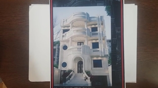 پلان ساختمان چهار طبقه با سازه بتنی و ابعاد 21 × 9/45