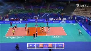هایلایت بازی ایران-چین لیگ ملتهای والیبال