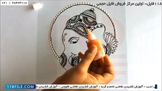 آموزش نقاشی ویترای-آسان ترین آموزش نقاشی روی شیشه-ایجاد طرح روی آینه