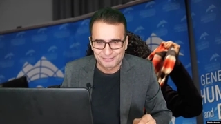 جایزه یک عمر ایرانستیزی و میهن فروشی مسیح علینژاد در همایش یهودیان آمریکا - برنامه رضا رخشان