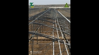 ساخت گلخانه 6/5 هکتاری شرکت کشاورزی حاتم