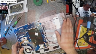 آموزش تعمیر لپ تاپ-آموزش جامع تعمیر لپ تاپ -تعمیر مادر برد Samsung Np300E