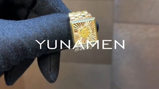 انگشتر طلای مردانه یونامن Y385