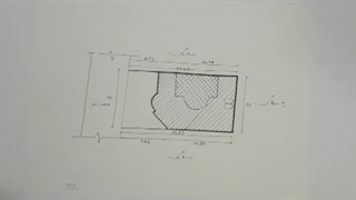 نقشه ساختمان فلت سه خوابه 23.8×12