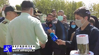 دستگیری موبایل قاپ سارق گوشی کمتر از یک ساعت توسط پلیس پیشگیری کلانتری تجریش تهران بزرگ