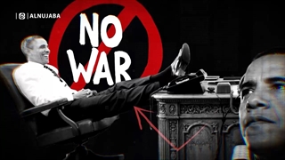 اوبامای اتوکشیده با پنبه سر می‌برید