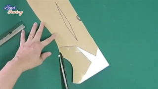 الگوسازی و دوخت یقه دراپه و آستین کلوش