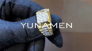 انگشتر طلای مردانه یونامن Y388