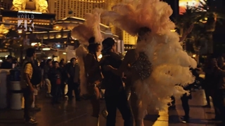 نمایی از شهر لاس وگاس در ایالت نوادا آمریکا