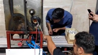 تحویل دستگاه تولید شمع وارمر