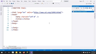 آموزش کدنویسی HTML و CSS در ویژوال استودیو
