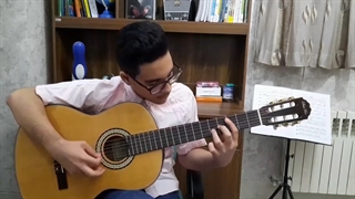 اجرای زیبای یکی از هنرجویان بهترین استاد گیتار اصفهان آقای امیر کریمی