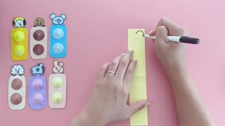 آموزش درست کردن پاپت bt21 | کاردستی bt21