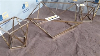 خرید ست جلو مبلی و عسلی استیل با طراحی خاص