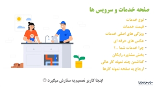 صفحات طلایی و مهم سایت برای گرفتن پروژه و رزومه سازی