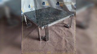 میز جلو مبلی استیل با طراحی خاص و شیک