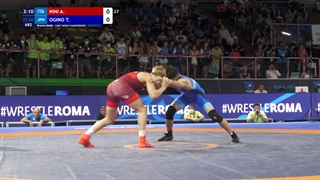 BRONZE FS - 60 kg A NINI (ITA) v T OGINO (JPN)