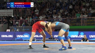 Qual FS - 80 kg S AKHUNDOV (AZE) v M DE NICHILO (ITA)