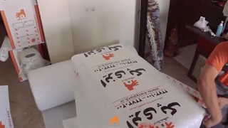 نمونه بسته بندی وسایل منزل توسط شرکت "ایزی پک"