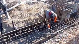 قسمت ۶ : بتن ریزی فونداسیون