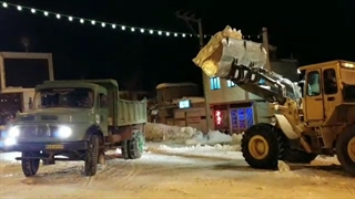 بارگیری برف انباشته