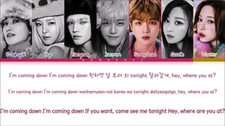SMTOWN EUNHYUK, HYO, TAEYONG, JAEMIN, SUNGCHAN, WINTER GISELLE Jet Lyrics (Color Coded Lyrics)