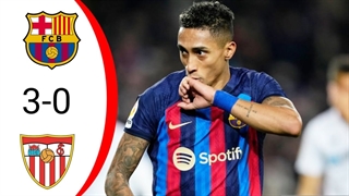 خلاصه بازی بارسلونا 3-0 سویا (16 بهمن 1401)